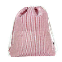 Red Seersucker Sling Backpack | Mint