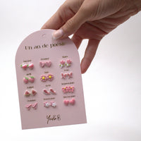 Stainless Steel Earrings - A Year of Pink Poetry