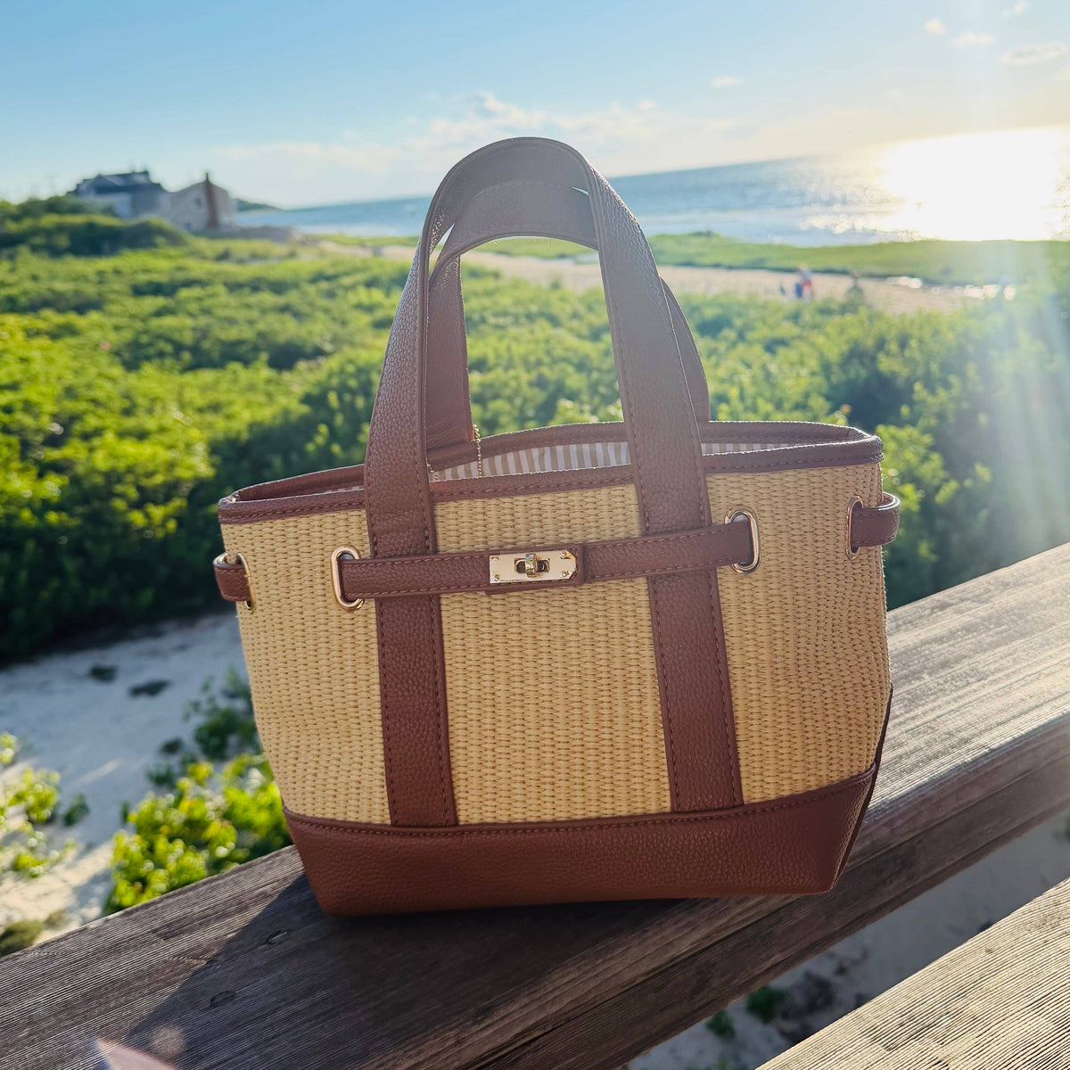 Charleston Mini Tote - Basketweave
