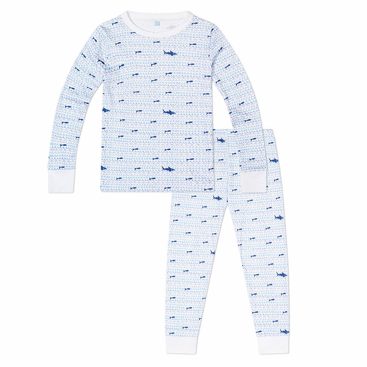 Sharks Two Piece Kids Pajamas