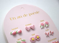 Stainless Steel Earrings - A Year of Pink Poetry