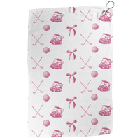 Pink Coquette Golf Towel