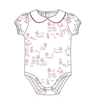 Dogs Pima Cotton Onesie