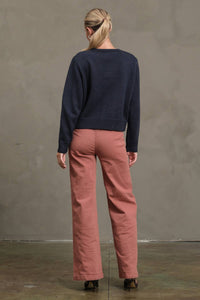 Vintage Seam Wide Denim - RB1056