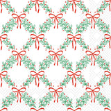 Paper Cocktail Napkins 20ct Madeleine Christmas