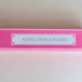 Acrylic Rack and Pusher Set