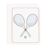 Tennis Weekender Society Greeting Card
