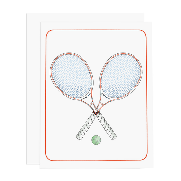 Tennis Weekender Society Greeting Card