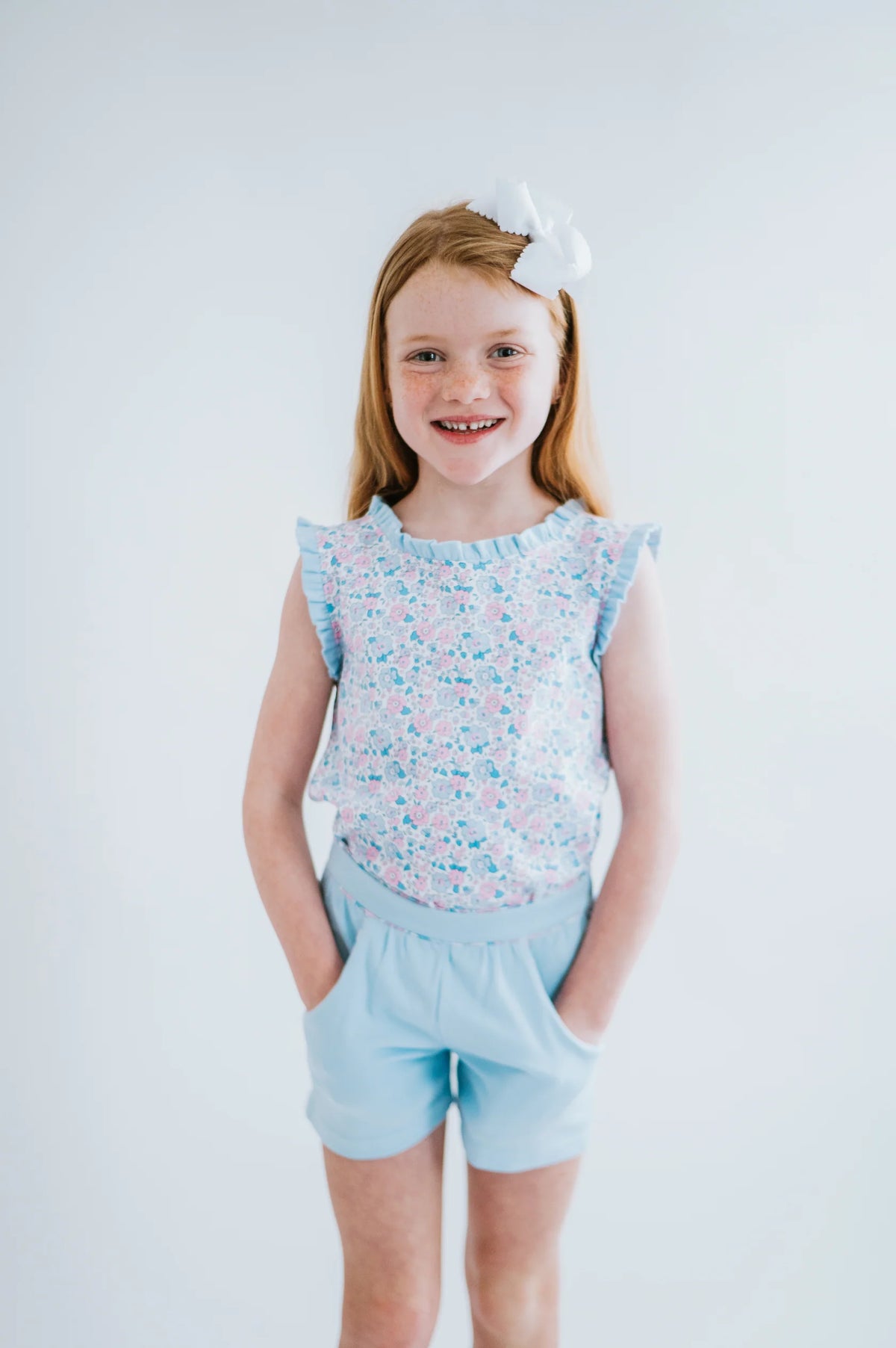 Girls Stella Floral Top