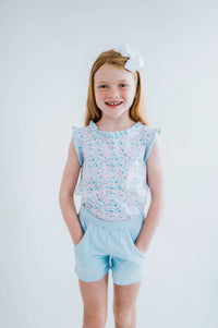Girls Stella Floral Top
