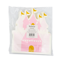 PLPRC37 - Princess Castle Shaped Guest Napkin