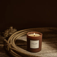 Texas - Leather Cedarwood Luxury Soy Candle - 9.75 oz
