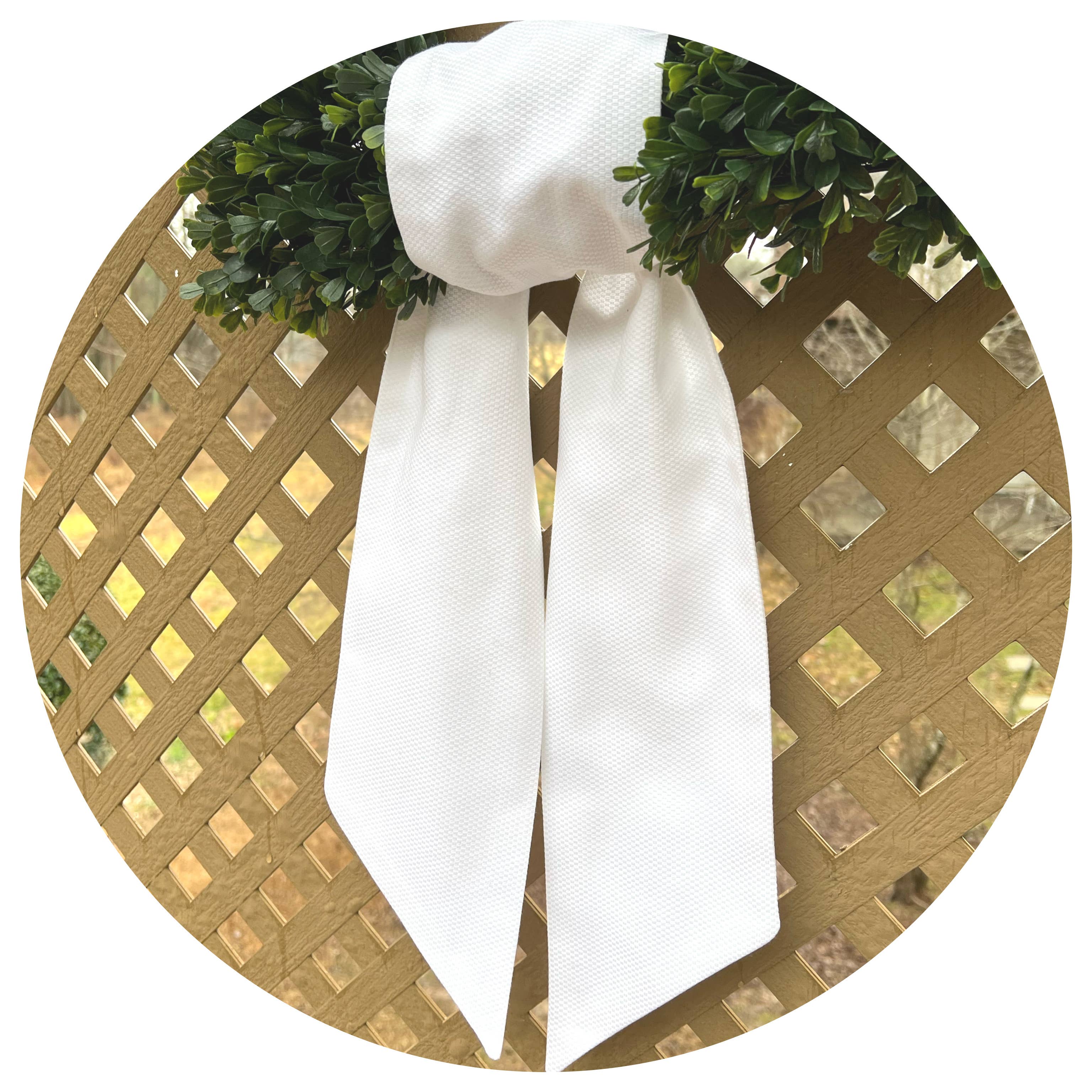 Cotton Wreath Sashes Pastel