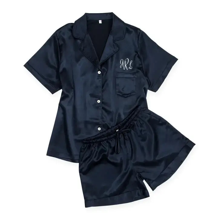 Women's Satin Pajama Sleepwear Set - 3 Available Colors
