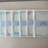 French Menu Stationery Set of 8