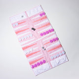 Pink Outdoor/Travel Backgammon Set