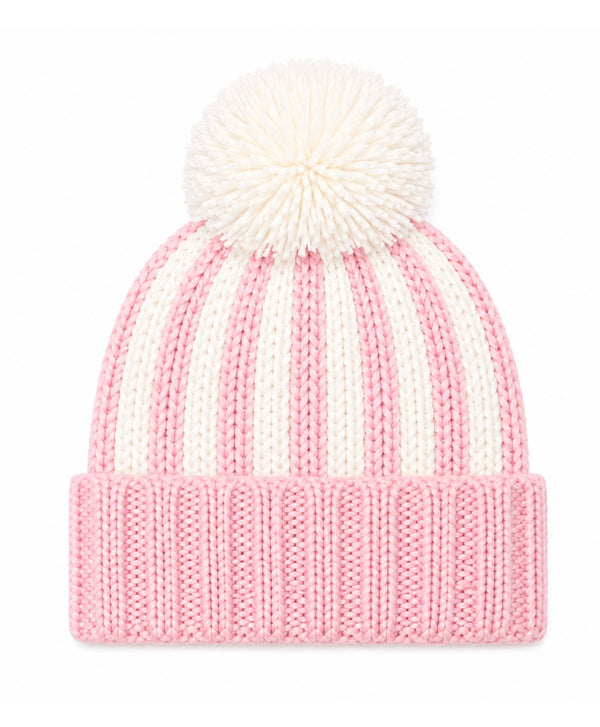 Regatta Striped Bobble Hat | Pink or Blue