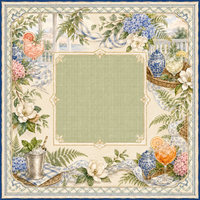 The Veranda — Cocktail Garden Mahjong Mat - PREORDER
