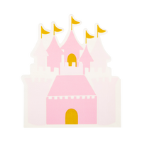 PLPRC37 - Princess Castle Shaped Guest Napkin