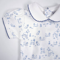 Dogs Pima Cotton Onesie