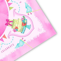 A Mahjong Soirée Mat – Pink Celebration Party Table Mat