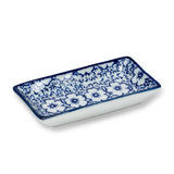 Blue/White Small Rectangle Dish-6Asst-3.5"L-1472