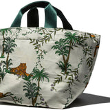 Vintage Tent Fabric with Printed Pattern Bag