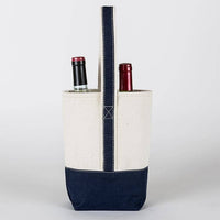 2- Bottle Canvas Wine Gift Host Bag