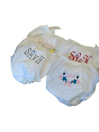 Bloomer Diaper Covers - Customized embroidery