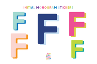Individual Alphabet Stickers - Refills