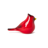 Red Cardinal Hand-Painted Sculpture Holiday Decor Unit