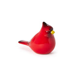 Red Cardinal Hand-Painted Sculpture Holiday Decor Unit