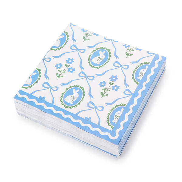 Bunnies and Bows Cocktail Napkin
