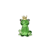 Wish Upon a Frog Prince Hand-Blown Frog