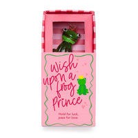 Wish Upon a Frog Prince Hand-Blown Frog