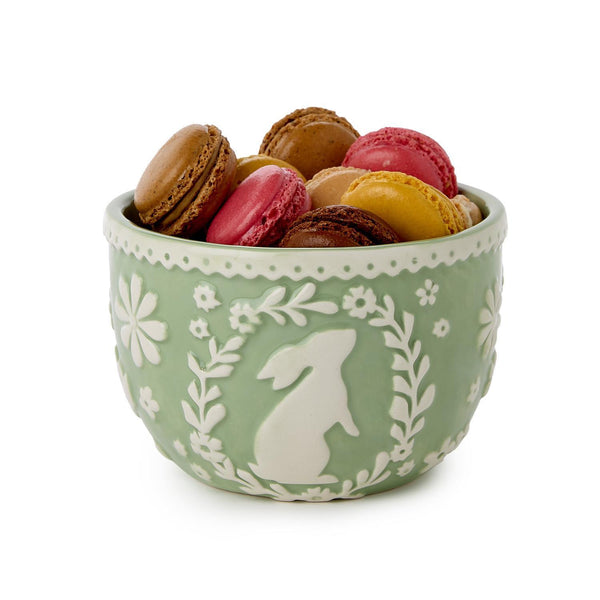 Easter Whimsy Bunny Relief Pattern Bowl