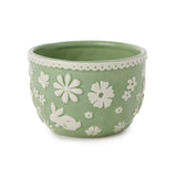 Easter Whimsy Bunny Relief Pattern Bowl