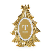 Golden Tree with Bow 4" x 6" Photo Frame