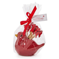 Deck the Halls Cardinal Pick Holder