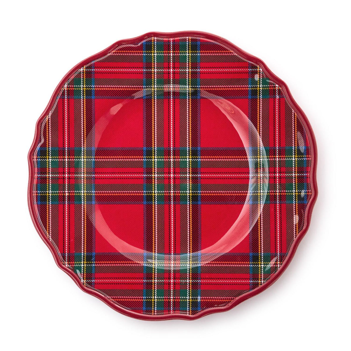Tartan Traditions Set of 4 Melamine Dinner Plates