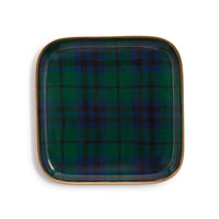 Tartan Set of 4 Decorative Metal Trays