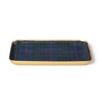 Tartan Set of 4 Decorative Metal Trays