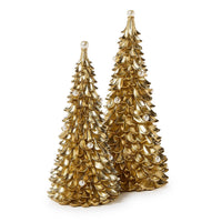 Gold Trees with Pearl Accents