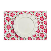 Double-Sided Poinsettia Placemat with Ric Rac Trim (set of 4)