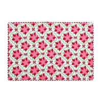 Double-Sided Poinsettia Placemat with Ric Rac Trim (set of 4)