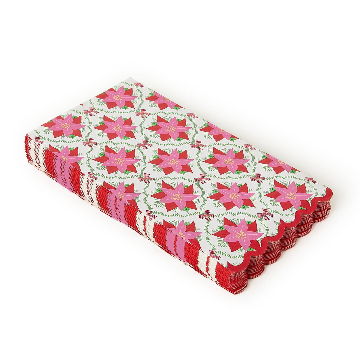 Poinsettia Paper Dinner Napkins