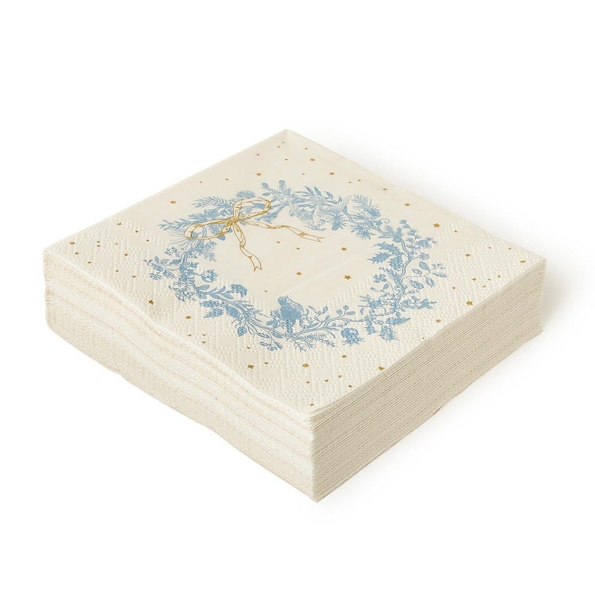 Glided Cottage Paper Cocktail Napkins