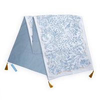 Gilded Cottage Double Sided Table Runner with Gold Tassel Accent