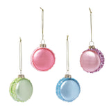 Set of 4 Macaron Ornaments in Gift Box