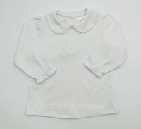 Shirt- Scalloped Collared LS
